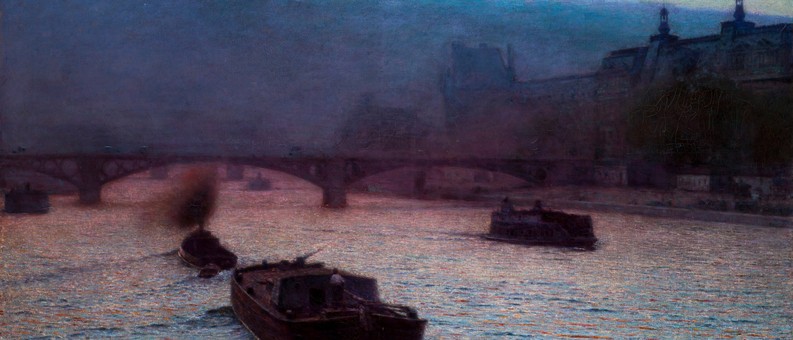 Aleksander Gierymski, „Wieczór nad Sekwaną”